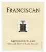 Franciscan Estate Sauvignon Blanc 2007 Front Label