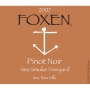 Foxen Sea Smoke Vineyard Pinot Noir 2007 Front Label