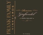 Frank Family Vineyards Reserve Zinfandel 2007 Front Label