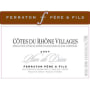Ferraton Pere & Fils Plan de Dieu Cotes du Rhone Villages 2007 Front Label
