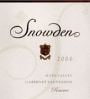 Snowden Reserve Cabernet Sauvignon 2006 Front Label