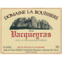Domaine La Bouissiere Vacqueyras 2007 Front Label