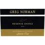 Greg Norman Estates Reserve Shiraz 2001 Front Label