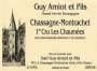 Guy Amiot Chassagne Montrachet Les Chaumees 2013 Front Label
