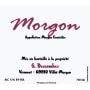 Domaine Georges Descombes Morgon 2007 Front Label