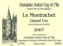 Guy Amiot Le Montrachet Grand Cru 2007 Front Label