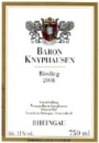 Baron zu Knyphausen Riesling QbA 2005 Front Label