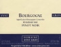 Domaine Anne Gros Bourgogne Pinot Noir 2012 Front Label
