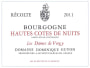 Domaine Antonin Guyon Burgundy Bourgogne Hautes Cotes de Nuits Les Dames Vergy 2011 Front Label