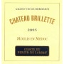 Chateau Brillette Moulis en Medoc 2005 Front Label