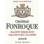 Chateau Fonroque  2005 Front Label