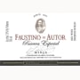 Faustino de Autor Reserva Especial 1995 Front Label