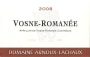Domaine Arnoux-Lachaux Vosne-Romanee 2008 Front Label