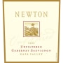 Newton Unfiltered Cabernet Sauvignon 2006 Front Label