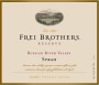 Frei Brothers Reserve Syrah 2006 Front Label
