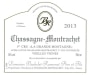 Bachelet-Ramonet Chassagne-Montrachet Premier Cru La Grand Montagne 2013 Front Label