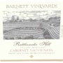 Barnett Vineyards Rattlesnake Cabernet Sauvignon 2006 Front Label