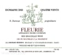 Duboeuf Fleurie Domaine des Quatre Vents 2008 Front Label