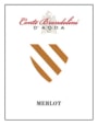 Conte Brandolini Merlot 2004 Front Label