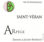 Daniel & Julien Barraud Saint-Veran Arpege 2013 Front Label