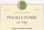 Daniel & Julien Barraud Pouilly-Fuisse Les Crays 2011 Front Label