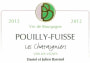 Daniel & Julien Barraud Pouilly-Fuisse Les Chataigniers 2012 Front Label
