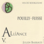 Daniel & Julien Barraud Pouilly-Fuisse Alliance 2009 Front Label