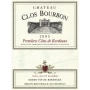 Chateau Clos Bourbon Premier Cotes de Bordeaux 2005 Front Label