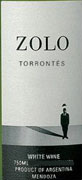 Zolo Torrontes 2008 Front Label
