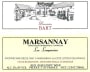 Andre Bart Marsannay Les Longeroies 2010 Front Label