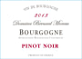 Domaine Bernard Moreau Bourgogne Pinot Noir 2013 Front Label