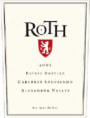 Roth Estate Alexander Valley Cabernet Sauvignon (half-bottle) 2003 Front Label