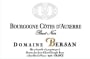 Domaine Bersan Bourgogne Cotes d'Auxerre 2012 Front Label