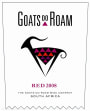 Goats do Roam Red 2008 Front Label