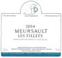 Domaine Berthelemot Meursault Les Tillets 2014 Front Label