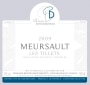 Domaine Berthelemot Meursault Les Tillets 2009 Front Label
