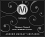 Andrew Murray  Thompson Vineyard Syrah 2010 Front Label