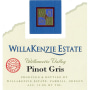 WillaKenzie Estate Pinot Gris 2008 Front Label