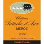 Chateau Patache d'Aux Medoc Cuvee Flora 2004 Front Label