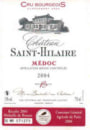 Saint Hilaire Medoc 2004 Front Label