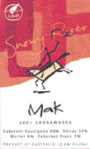 Mak Coonawarra Cabernet Sauvignon-Shiraz 2004 Front Label