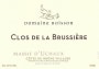 Domaine Boisson Clos de la Brussiere 2009 Front Label