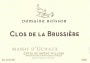 Domaine Boisson Clos de la Brussiere 2011 Front Label