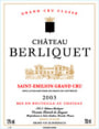 Chateau Berliquet (1.5 Liter Magnum) 2003 Front Label