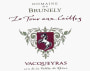 Domaine Brunely Vacqueyras Tour aux Cailles 2007 Front Label