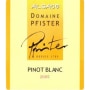 Melanie Pfister Pinot Blanc 2005 Front Label