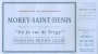 Bruno Clair Morey Saint Denis En la rue de Vergy Blanc 2012 Front Label