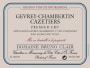 Bruno Clair Gevrey-Chambertin Les Cazetiers Premier Cru 2014 Front Label