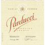 Parducci Merlot 2007 Front Label