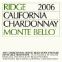 Ridge Monte Bello Chardonnay 2006 Front Label